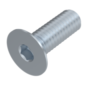 DIN 7991, sim. Countersunk head screw, full thread, M 24x60/60, 010.9, zinc-plated, standard, 5 µm, Zn5/An/T0