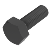 DIN 558, hexagon head bolt, M 10x30, 3.6/4.6, zinc-plated, standard, 5 µm, Zn5/An/T0